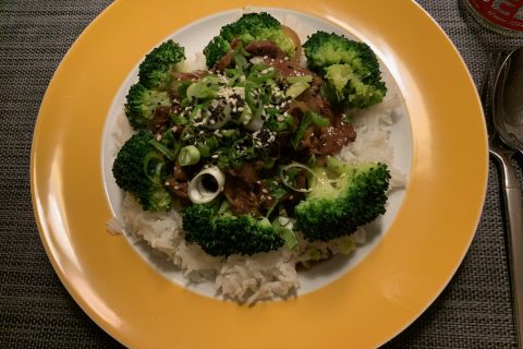 Das fertige "Beef Broccoli"